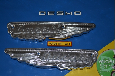 tank badges, alloy